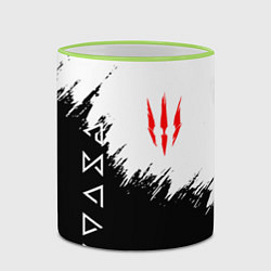 Кружка 3D The Witcher, цвет: 3D-светло-зеленый кант — фото 2