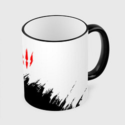 Кружка 3D The Witcher, цвет: 3D-черный кант