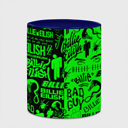 Кружка 3D BILLIE EILISH БИЛЛИ АЙЛИШ, цвет: 3D-белый + синий — фото 2