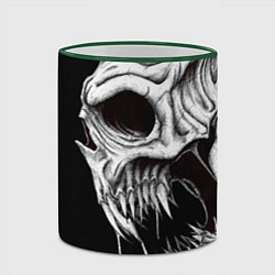 Кружка 3D Череп Z, цвет: 3D-зеленый кант — фото 2