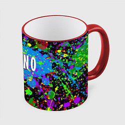 Кружка 3D Milano - abstraction - Italy, цвет: 3D-красный кант