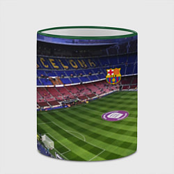 Кружка 3D FC BARCELONA, цвет: 3D-зеленый кант — фото 2