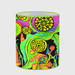 Кружка 3D КИСЛОТА КИСЛОТНЫЙ, цвет: 3D-светло-зеленый кант — фото 2