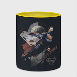 Кружка 3D Superman, цвет: 3D-белый + желтый — фото 2