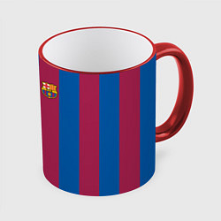 Кружка 3D FC Barcelona 2021, цвет: 3D-красный кант