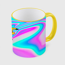 Кружка 3D Пикачу, цвет: 3D-желтый кант