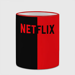 Кружка 3D NETFLIX, цвет: 3D-красный кант — фото 2