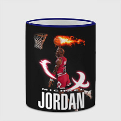 Кружка 3D MICHAEL JORDAN, цвет: 3D-синий кант — фото 2
