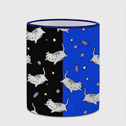 Кружка 3D КИСЫ, цвет: 3D-синий кант — фото 2