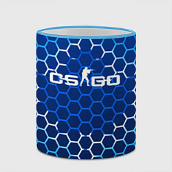 Кружка 3D CS GO, цвет: 3D-небесно-голубой кант — фото 2