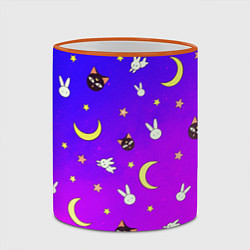 Кружка 3D СЭЙЛОР МУН, цвет: 3D-оранжевый кант — фото 2