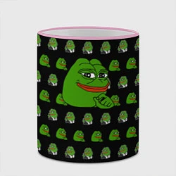 Кружка 3D Frog Pepe, цвет: 3D-розовый кант — фото 2