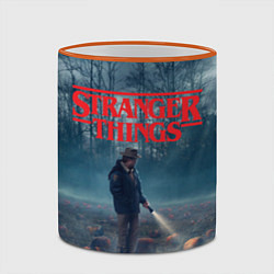 Кружка 3D Stranger Things, цвет: 3D-оранжевый кант — фото 2