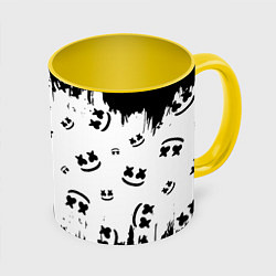 Кружка 3D MARSHMELLO МАРШМЕЛЛОУ, цвет: 3D-белый + желтый
