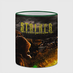 Кружка 3D Stalker 2, цвет: 3D-зеленый кант — фото 2
