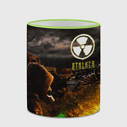 Кружка 3D Stalker 2, цвет: 3D-светло-зеленый кант — фото 2