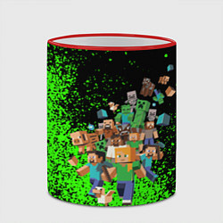 Кружка 3D Minecraft, цвет: 3D-красный кант — фото 2