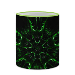 Кружка 3D Зелёное Очарование, цвет: 3D-светло-зеленый кант — фото 2