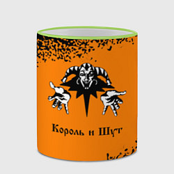 Кружка 3D КОРОЛЬ И ШУТ, цвет: 3D-светло-зеленый кант — фото 2