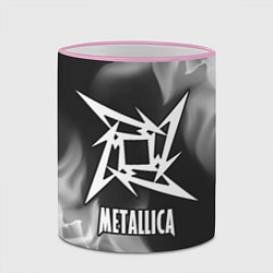 Кружка 3D METALLICA МЕТАЛЛИКА, цвет: 3D-розовый кант — фото 2