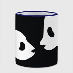 Кружка 3D Panda, цвет: 3D-синий кант — фото 2