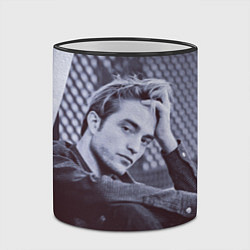Кружка 3D Роберт Паттинсон, цвет: 3D-черный кант — фото 2