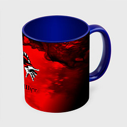 Кружка 3D КОРОЛЬ И ШУТ, цвет: 3D-белый + синий