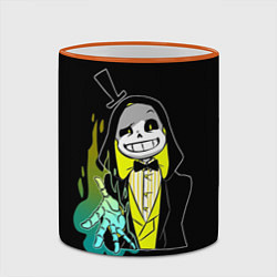 Кружка 3D UNDERTALE, цвет: 3D-оранжевый кант — фото 2