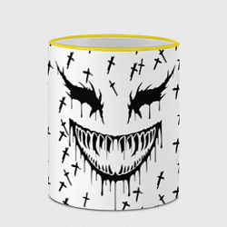 Кружка 3D GHOSTEMANE, цвет: 3D-желтый кант — фото 2