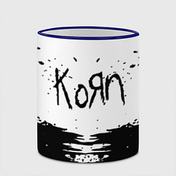 Кружка 3D Korn, цвет: 3D-синий кант — фото 2