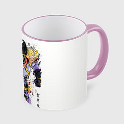 Кружка 3D JOJO, цвет: 3D-розовый кант