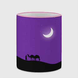 Кружка 3D Арабская Ночь, цвет: 3D-розовый кант — фото 2