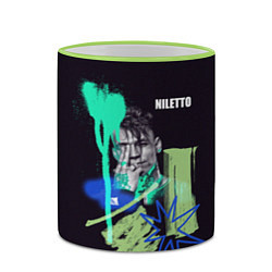 Кружка 3D Niletto, цвет: 3D-светло-зеленый кант — фото 2