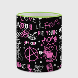 Кружка 3D LIL PEEP, цвет: 3D-светло-зеленый кант — фото 2
