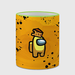 Кружка 3D Among Us Cheese Z, цвет: 3D-светло-зеленый кант — фото 2