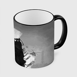 Кружка 3D СТАЛКЕР 2, цвет: 3D-черный кант