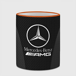 Кружка 3D MERCEDES-BENZ, цвет: 3D-оранжевый кант — фото 2