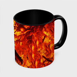 Кружка 3D Клинок, рассекающий демонов, цвет: 3D-белый + черный