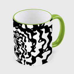 Кружка 3D HAUNTED FAMILY, цвет: 3D-светло-зеленый кант