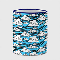 Кружка 3D КИМОНО ТАНДЖИРО, цвет: 3D-синий кант — фото 2