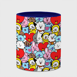 Кружка 3D BT21 BTS, цвет: 3D-белый + синий — фото 2