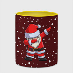 Кружка 3D Dab-Santa, цвет: 3D-белый + желтый — фото 2