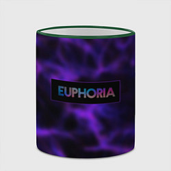 Кружка 3D Сериал Euphoria, цвет: 3D-зеленый кант — фото 2