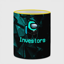 Кружка 3D Among Us Investors, цвет: 3D-желтый кант — фото 2