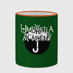 Кружка 3D Umbrella academy, цвет: 3D-оранжевый кант — фото 2