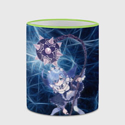 Кружка 3D Рэм, цвет: 3D-светло-зеленый кант — фото 2