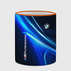 Кружка 3D BMW, цвет: 3D-оранжевый кант — фото 2