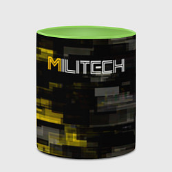 Кружка 3D MILITECH камуфляж Cyberpunk 2077, цвет: 3D-белый + светло-зеленый — фото 2