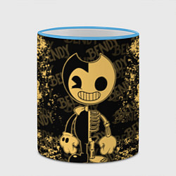 Кружка 3D Bendy And The Ink Machine краска, цвет: 3D-небесно-голубой кант — фото 2