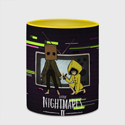 Кружка 3D Little Nightmares 2, цвет: 3D-белый + желтый — фото 2